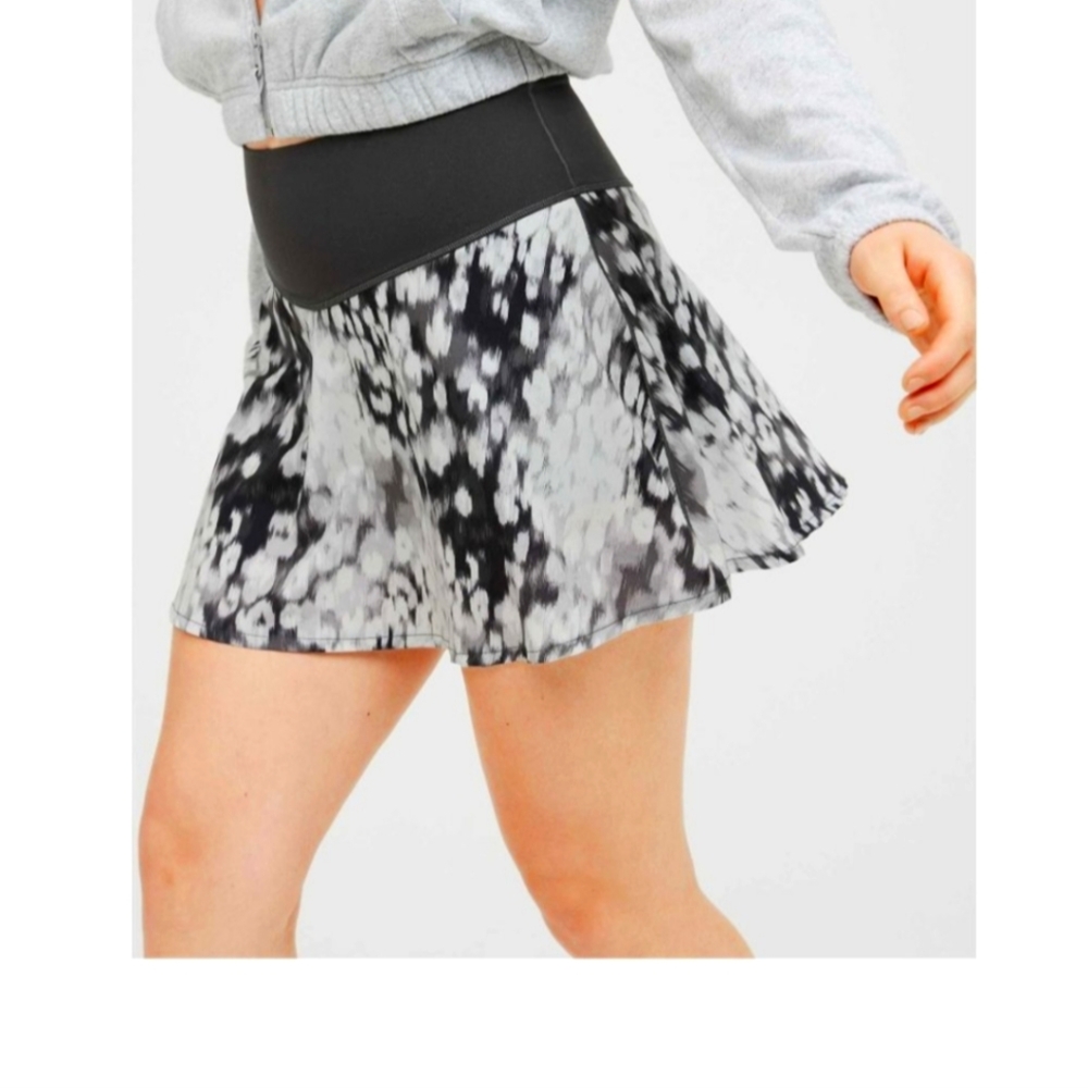 Aerie| Shorts | Offline Grey Printed Tennis
